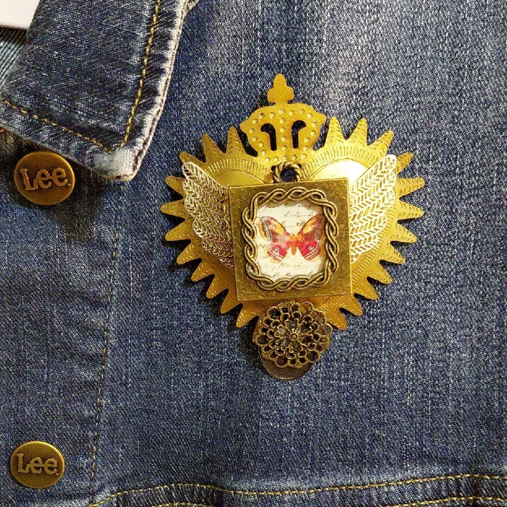 Artisan Butterfly Brooch